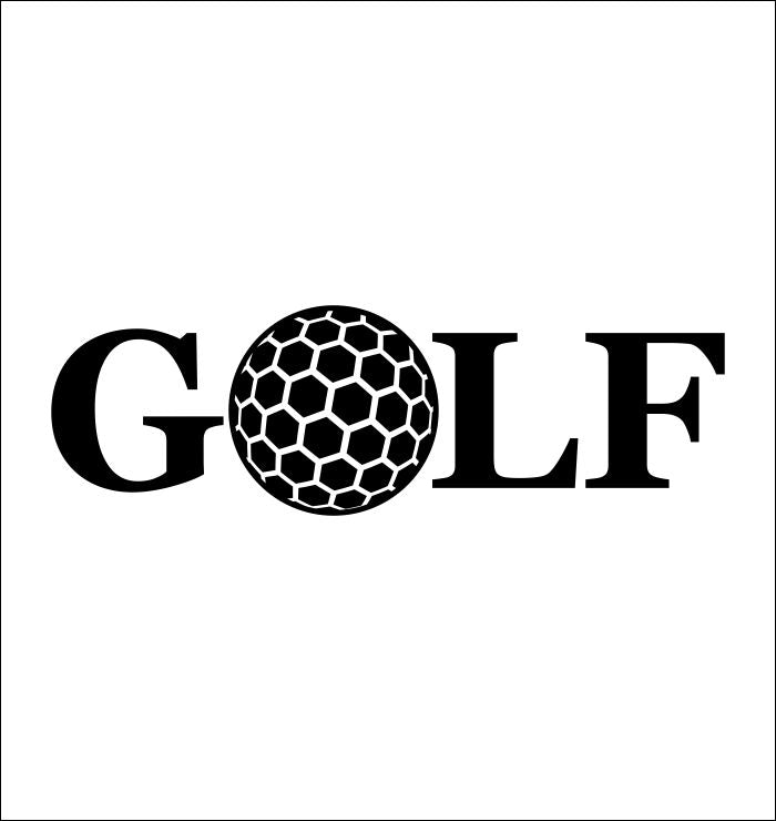 Golf decal