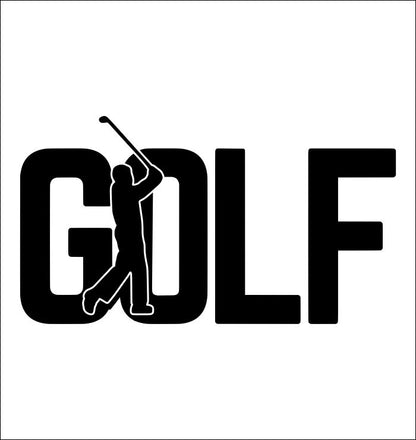 Golf decal B