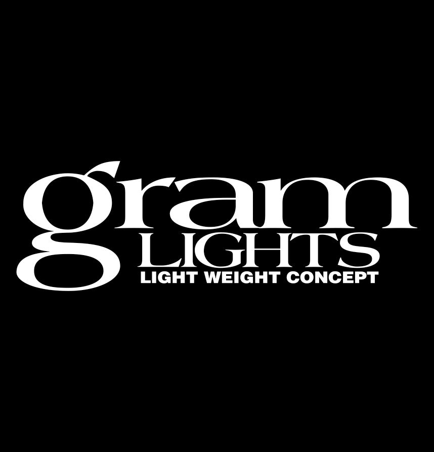 Gram Lights decal, performance car decal sticker