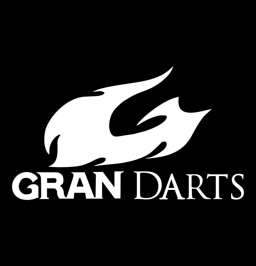 Gran Darts decal, darts decal, car decal sticker