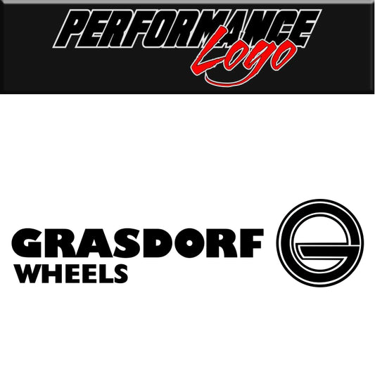 Grasdorf Wheels decal performance decal sticker