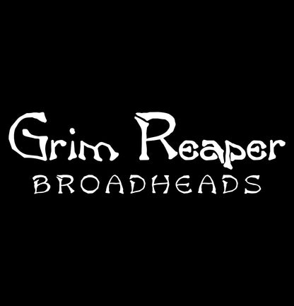 Grim Reaper Broadheads decal, fishing hunting car decal sticker