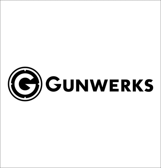 gunwerks decal, car decal sticker