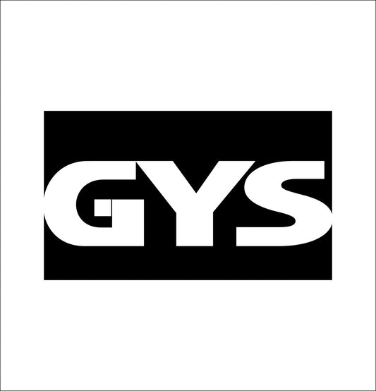 gys decal, car decal sticker