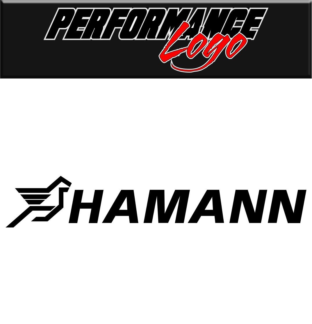 Hamann decal performance decal sticker