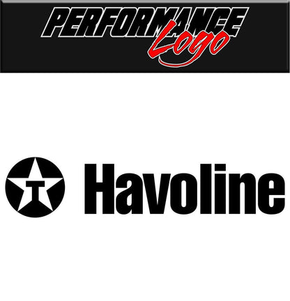 havoline decal performance decal sticker- North 49 Decals