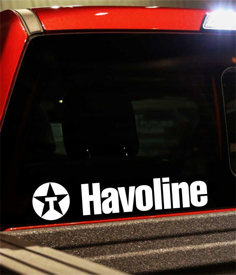 Havoline decal – North 49 Decals