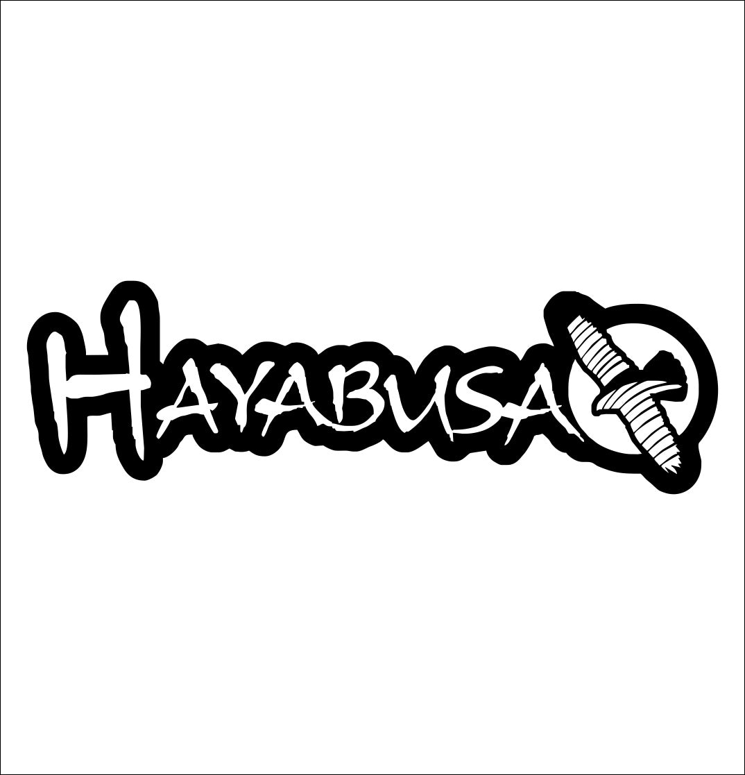 Hayabusa decal, mma boxing decal, car decal sticker