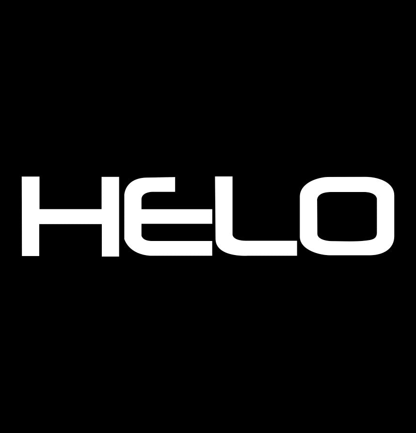 Helo Wheels decal, performance car decal sticker