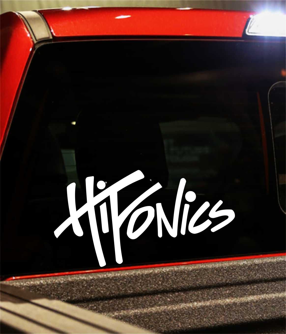 Hifonics decal, sticker, audio decal