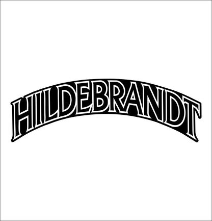 Hildebrandt decal, fishing hunting car decal sticker