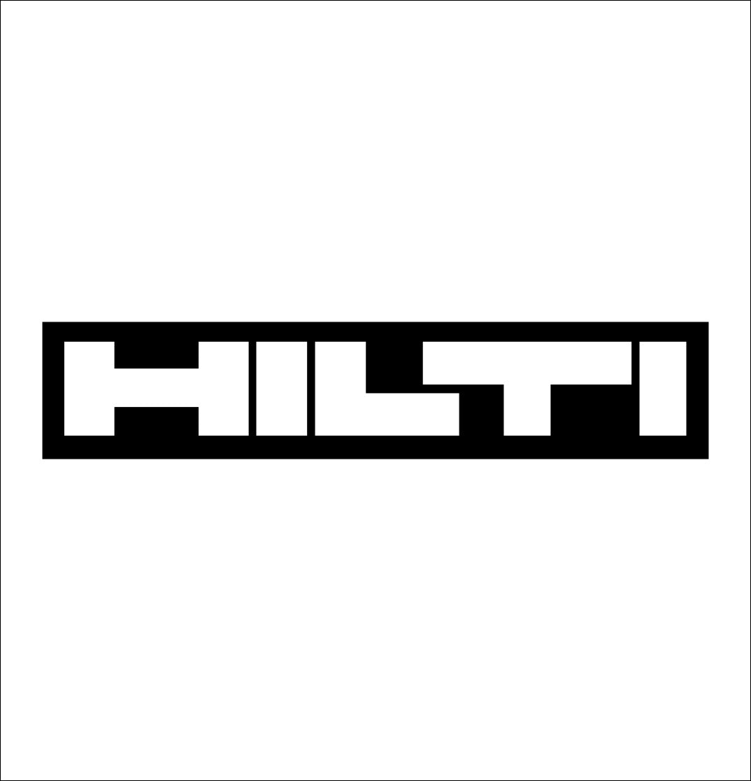 hilti decal, car decal sticker