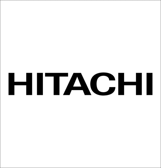 hitachi decal, car decal sticker