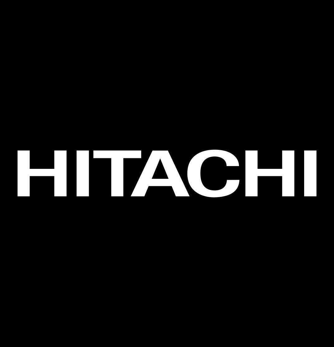 hitachi decal, car decal sticker