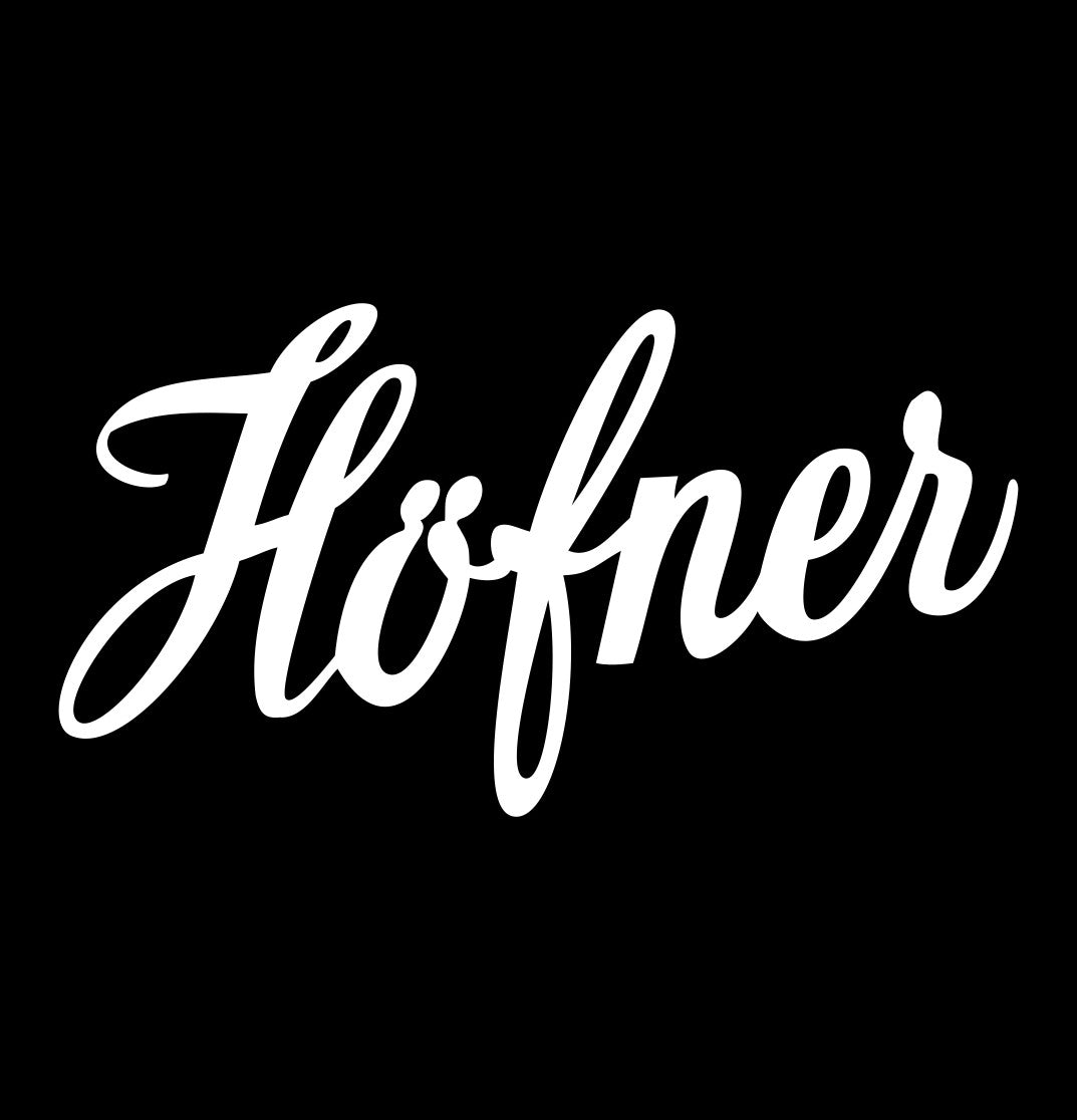 Hofner decal, music instrument decal, car decal sticker