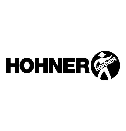 Hohner decal, music instrument decal, car decal sticker