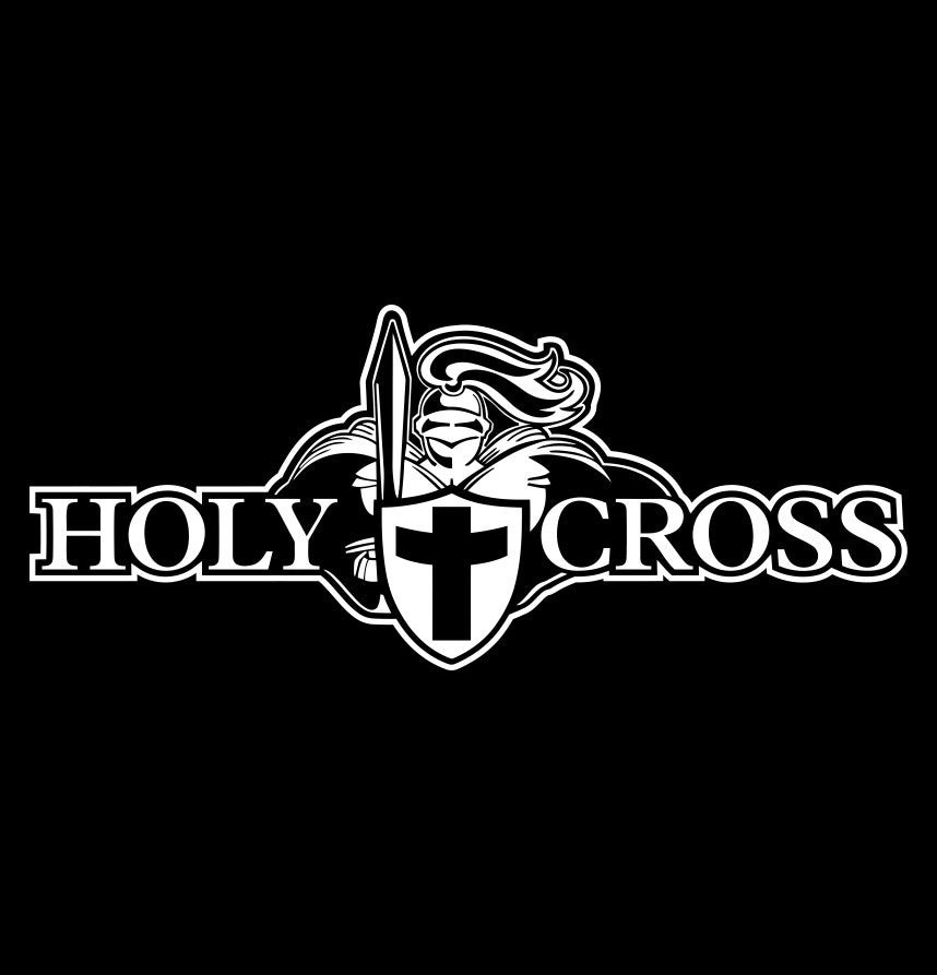 Holy Cross Crusaders decal, car decal sticker, college football