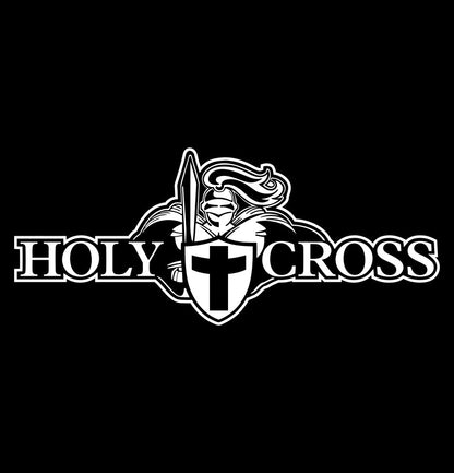 Holy Cross Crusaders decal, car decal sticker, college football