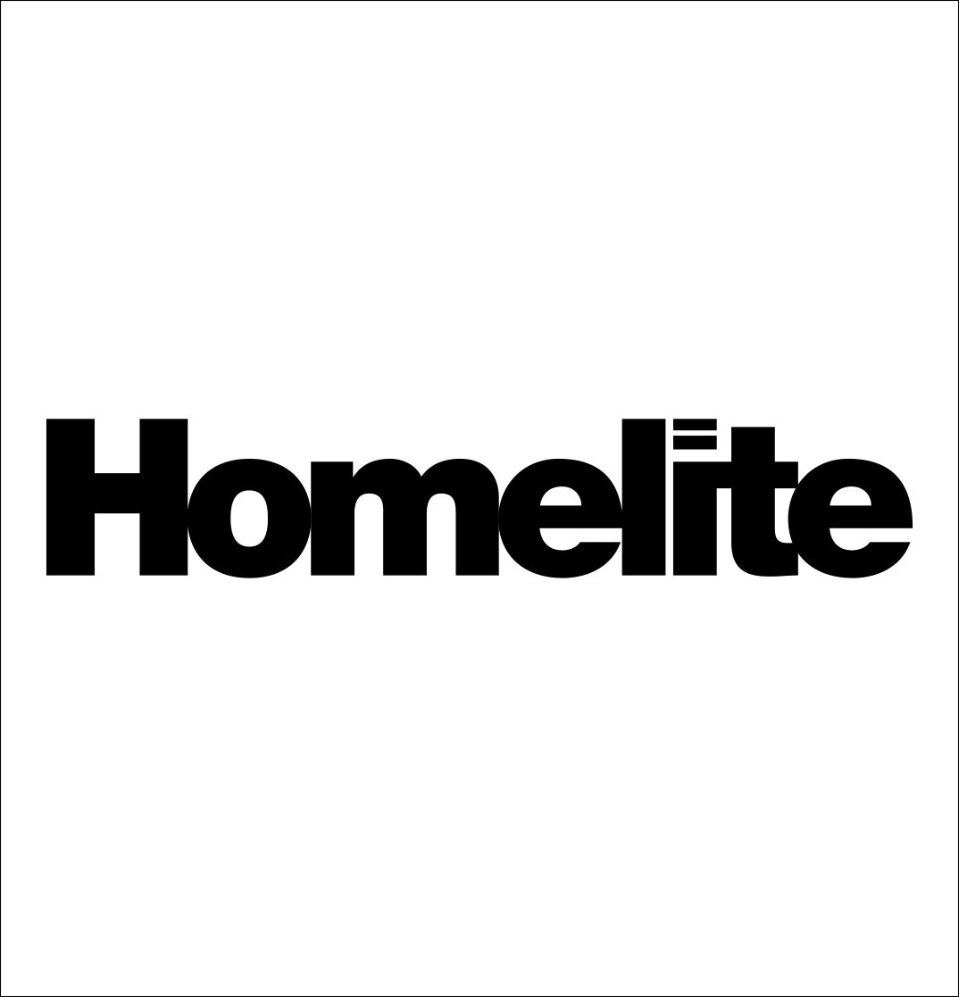 homelite decal, car decal sticker