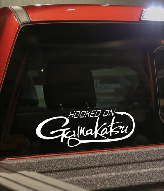 hooked on gamakatsu fishing logo decal - North 49 Decals