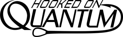 hooked on quantum fishing decal - North 49 Decals