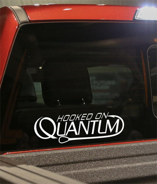 hooked on quantum decal - North 49 Decals