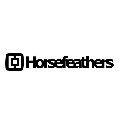 Horsefeathers decal, sticker, ski snowboard decal