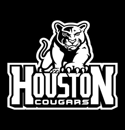 Houston Cougars decal, car decal sticker, college football