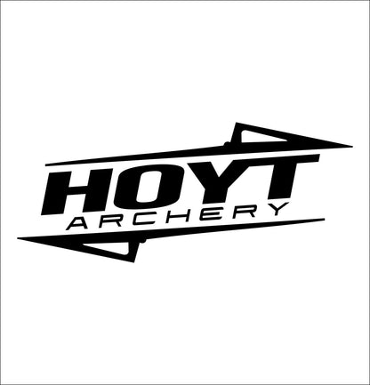 hoyt archery decal, car decal sticker