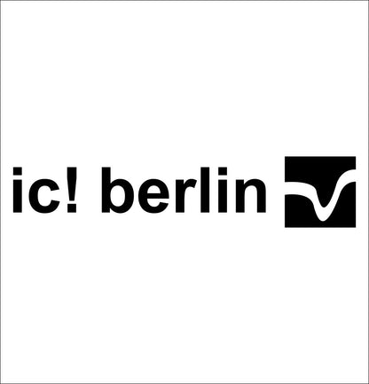 IC Berlin decal, car decal sticker