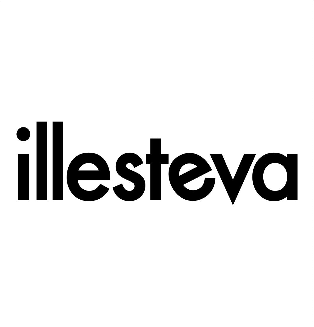 Illesteva decal, car decal sticker