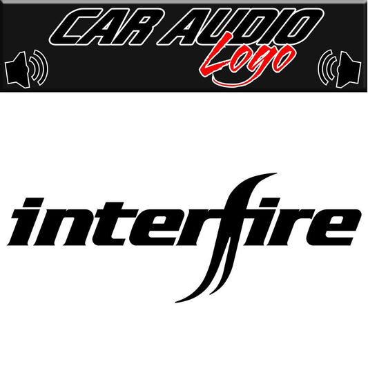 Interfire decal, sticker, audio decal