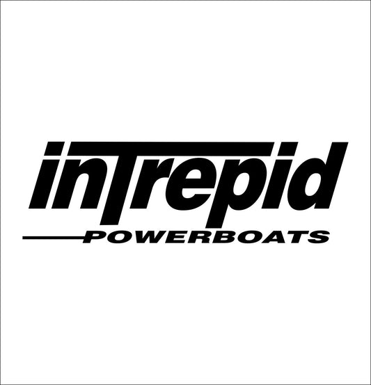 Intrepid Boats decal, sticker, hunting fishing decal