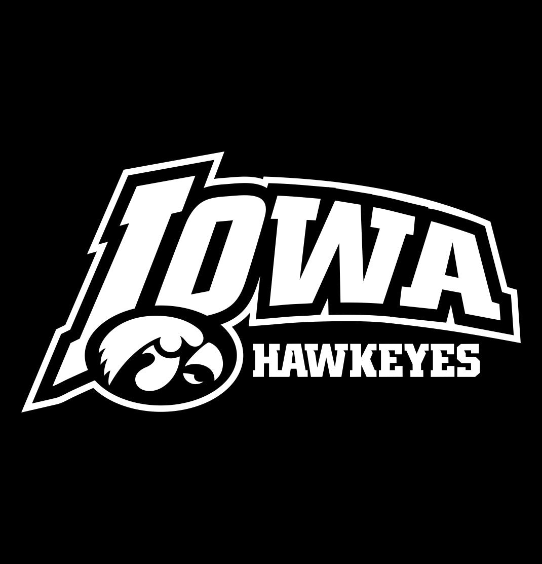 Iowa Hawkeyes decal, car decal sticker, college football