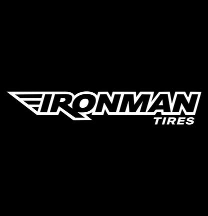 Ironman Tires decal, performance car decal sticker