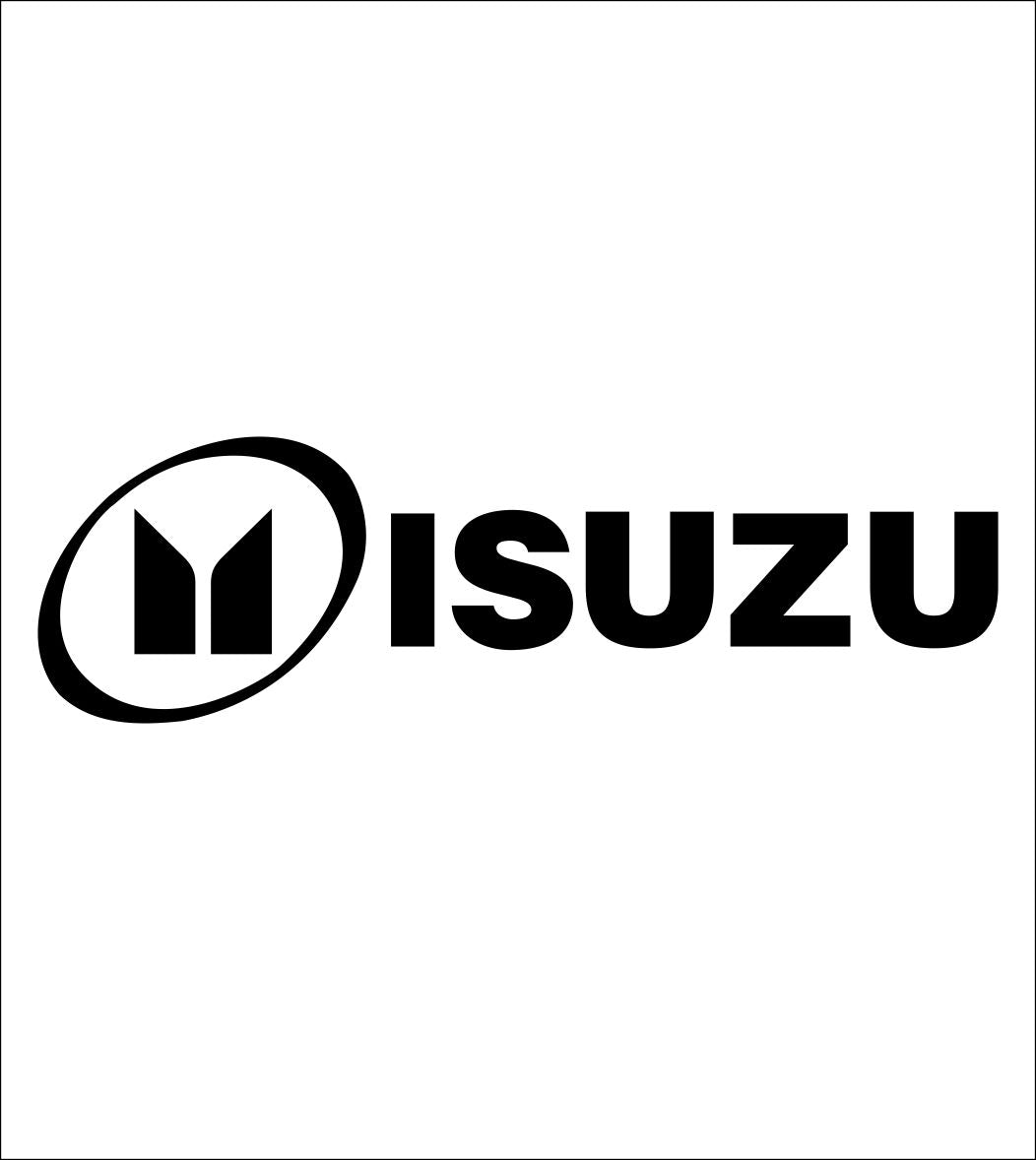 Isuzu decal, sticker, car decal