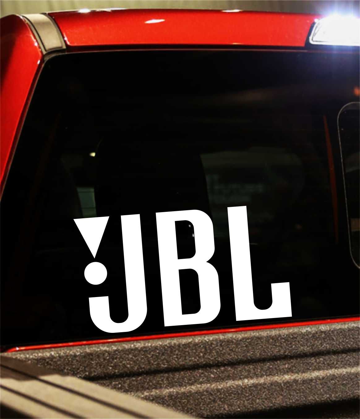 JBL decal, sticker, audio decal