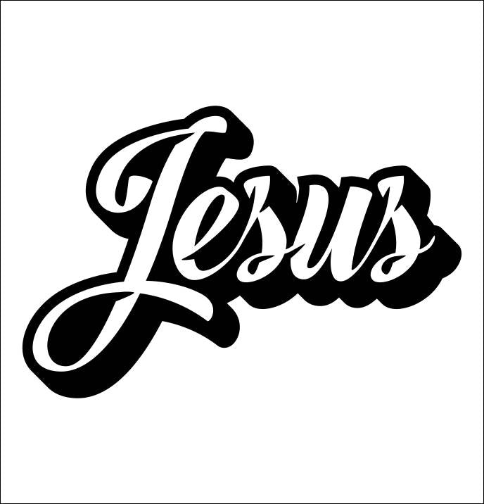 JESUS DECAL STICKER