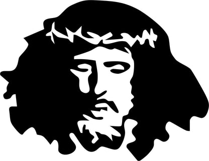 jesus 3 religious decal - North 49 Decals