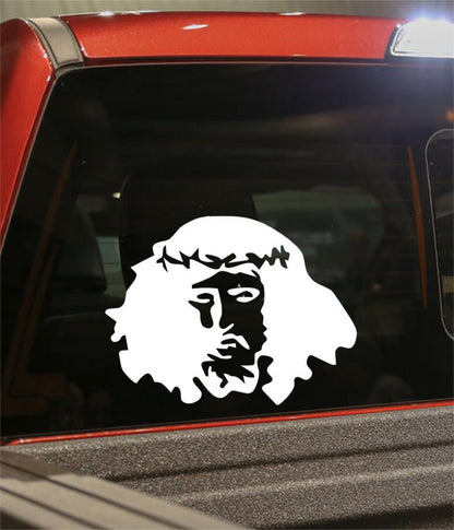 jesus 3 religious decal - North 49 Decals