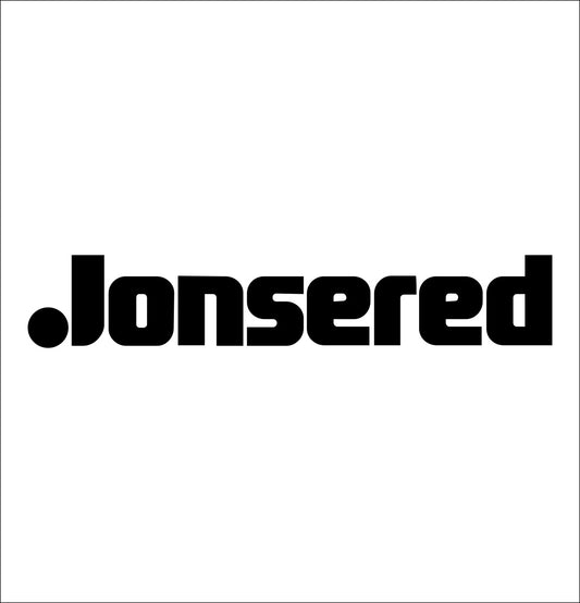 jonsered decal, car decal sticker