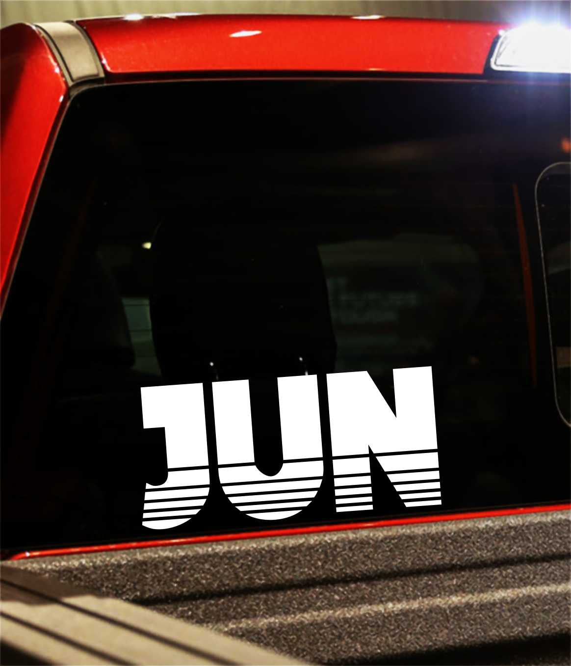 jun performance logo decal - North 49 Decals