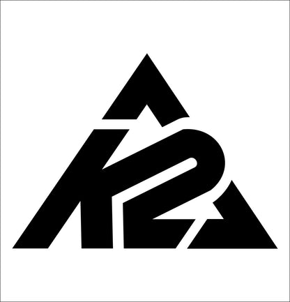 K2 decal, ski snowboard decal, car decal sticker