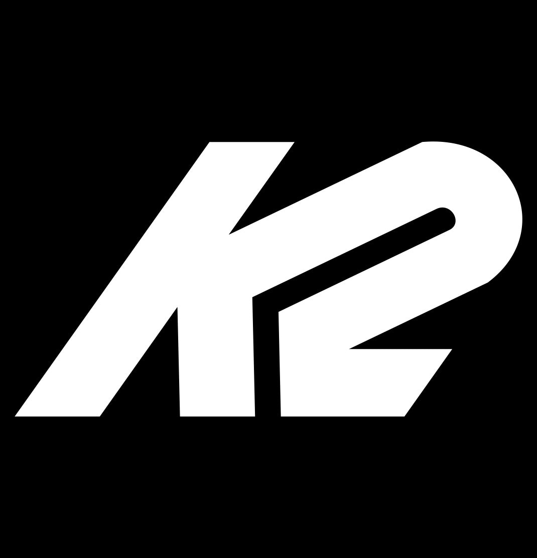 K2 decal, ski snowboard decal, car decal sticker