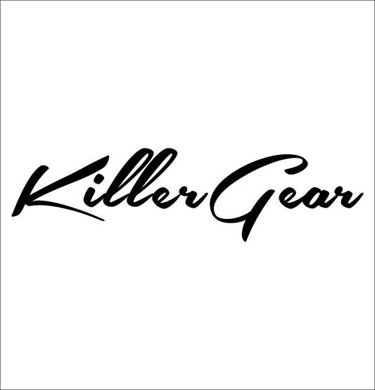 KILLER GEAR decal, car decal sticker