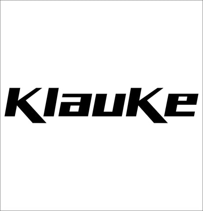 klauke decal, car decal sticker