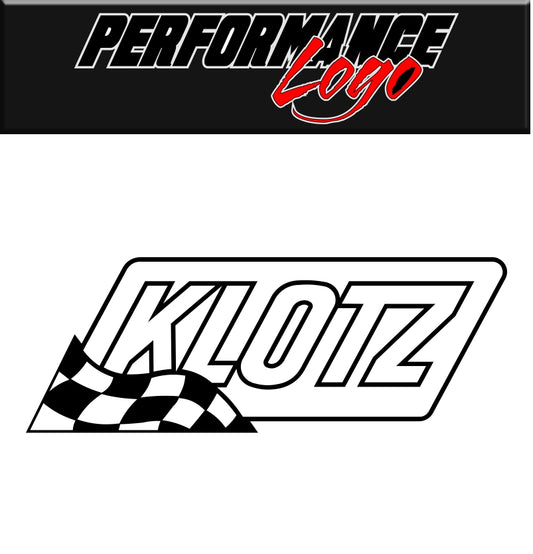 Klotz decal, performance decal, sticker