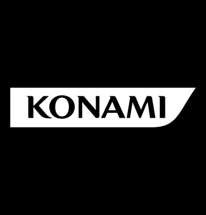 Konami decal, video game decal, sticker, car decal