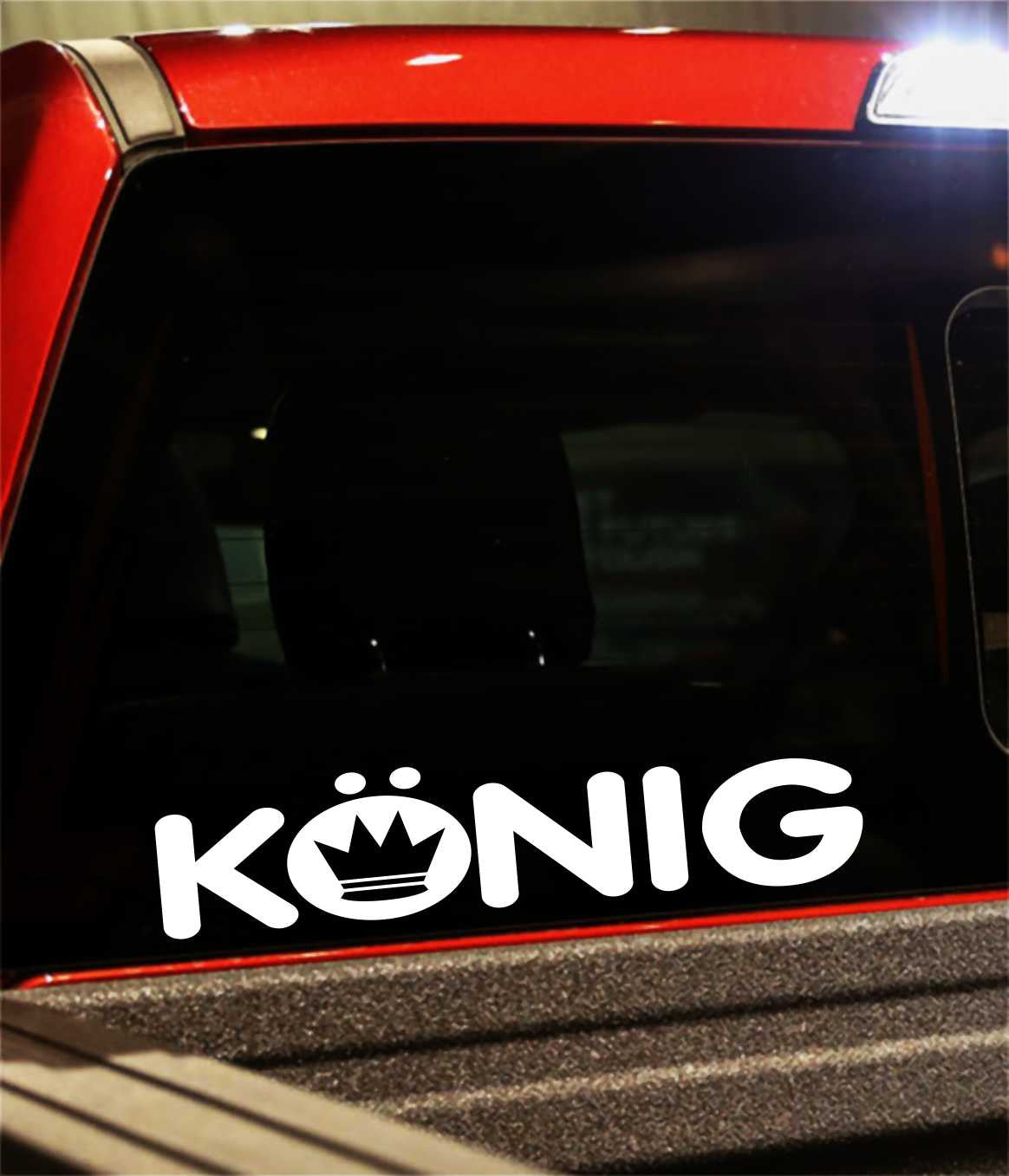 konig performance logo decal - North 49 Decals