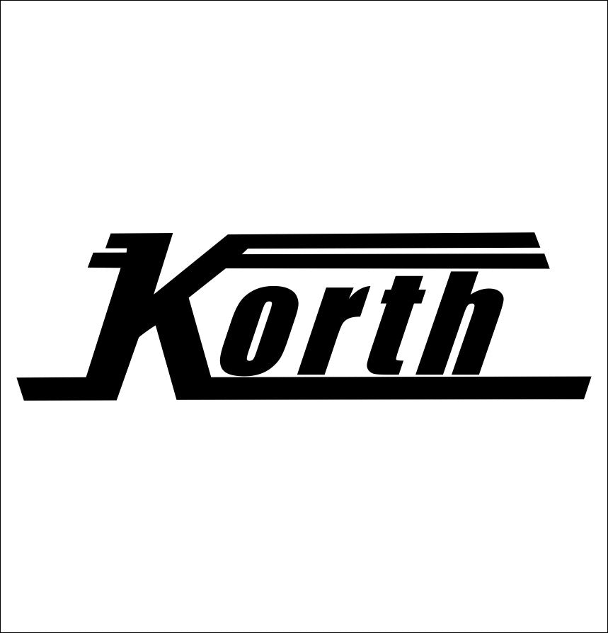 Korth decal, firearm decal, car decal sticker